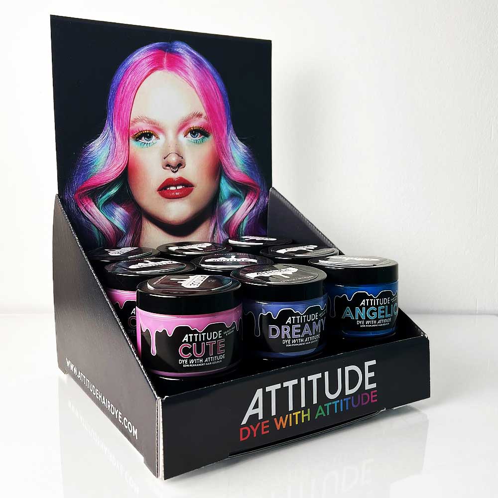 Attitude Hair Dye - A4 Multicolours Affichage du produit - Noir
